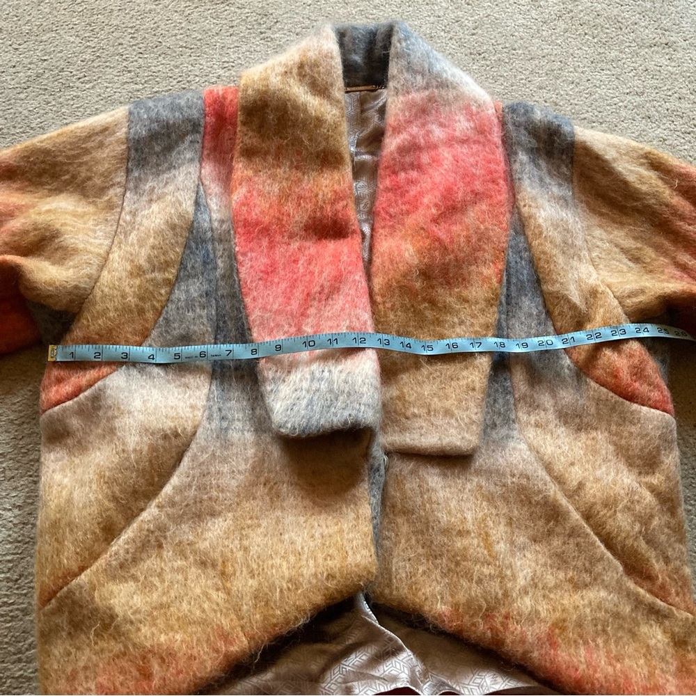 Matthew Williamson Fall 2009 Runway Multicolored Mohair Blend Jacket, UK Sz 6 - Picture 13 of 16